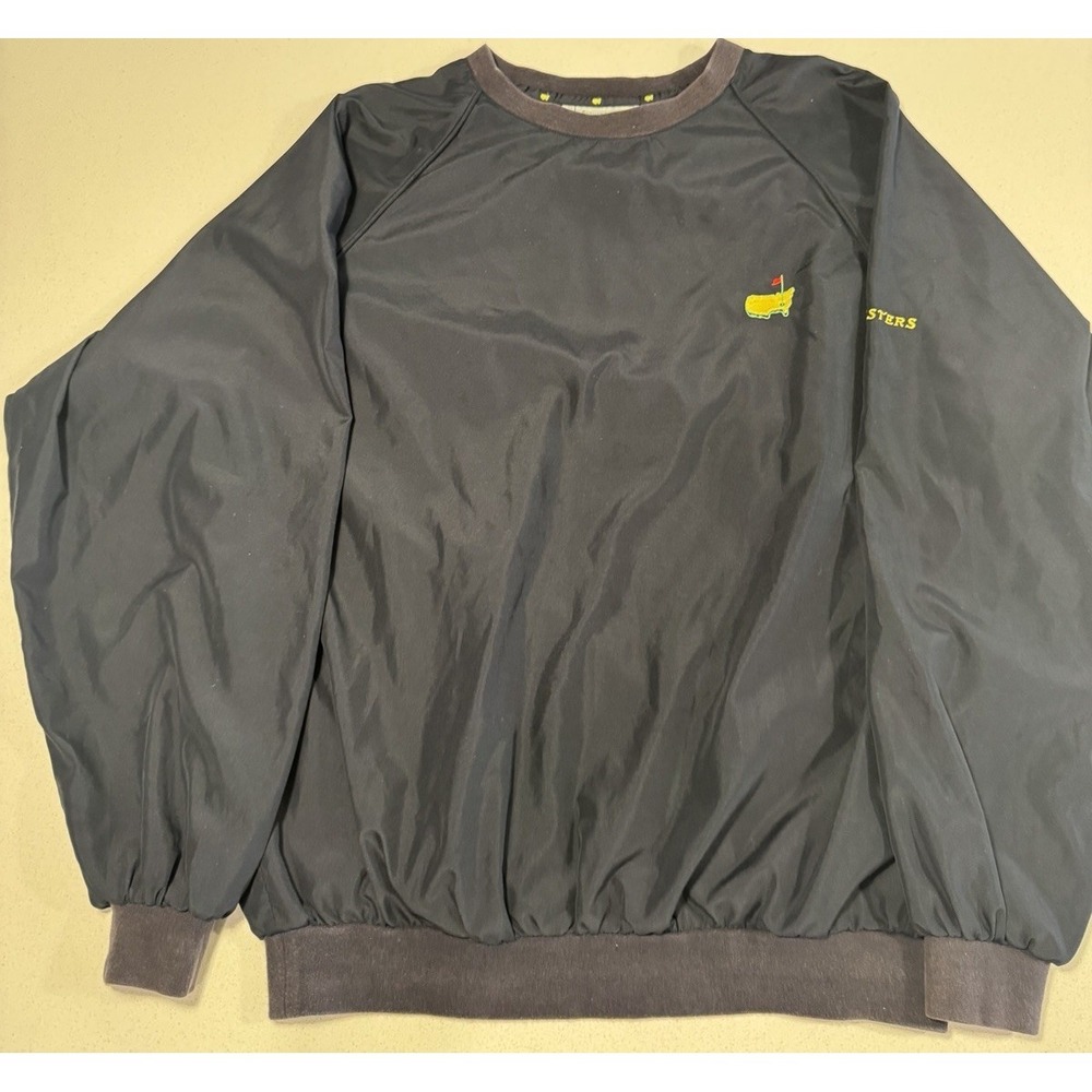 Vintage Augusta National Golf Shop Pullover Windbreaker Jacket Mens L Masters
